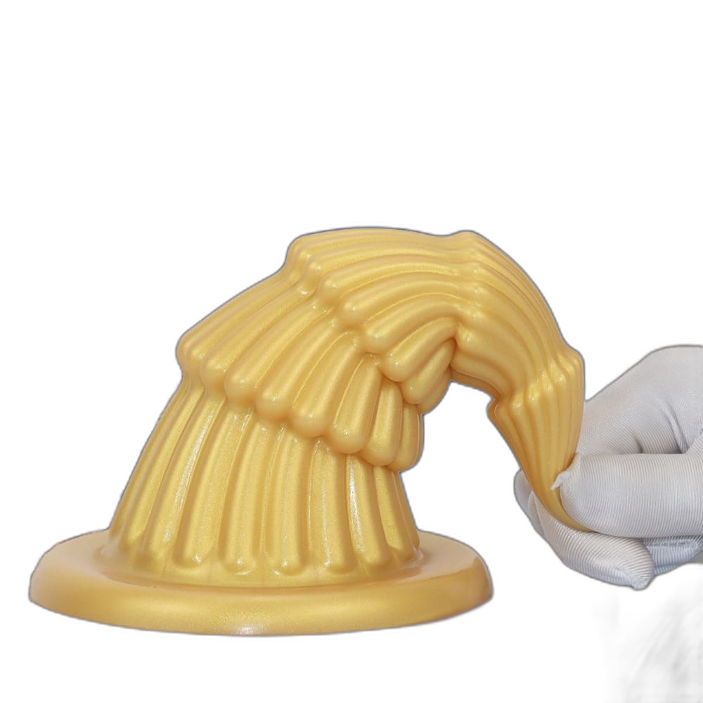 Golden Whirl - Silicone Anal Plug - Anal Sex Toy