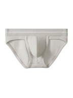2 Pack Men's Waffle-Knit Cotton Separable Scrotum Support Briefs