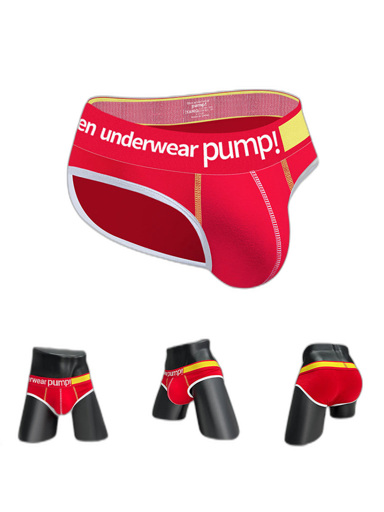 2 Pack Men's Middle-Rise Cotton Sexy Briefs
