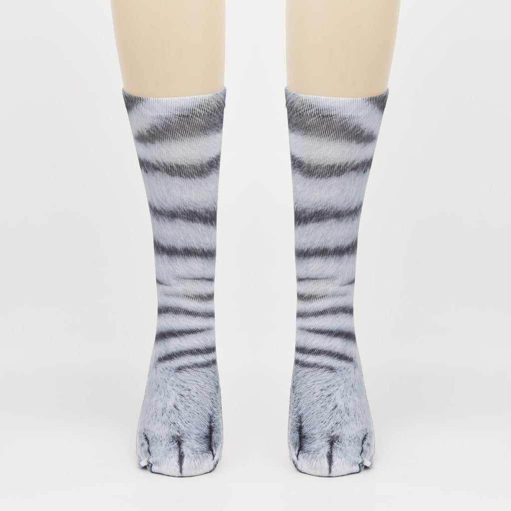 3D Animal Foot Print Socks Printed Socks