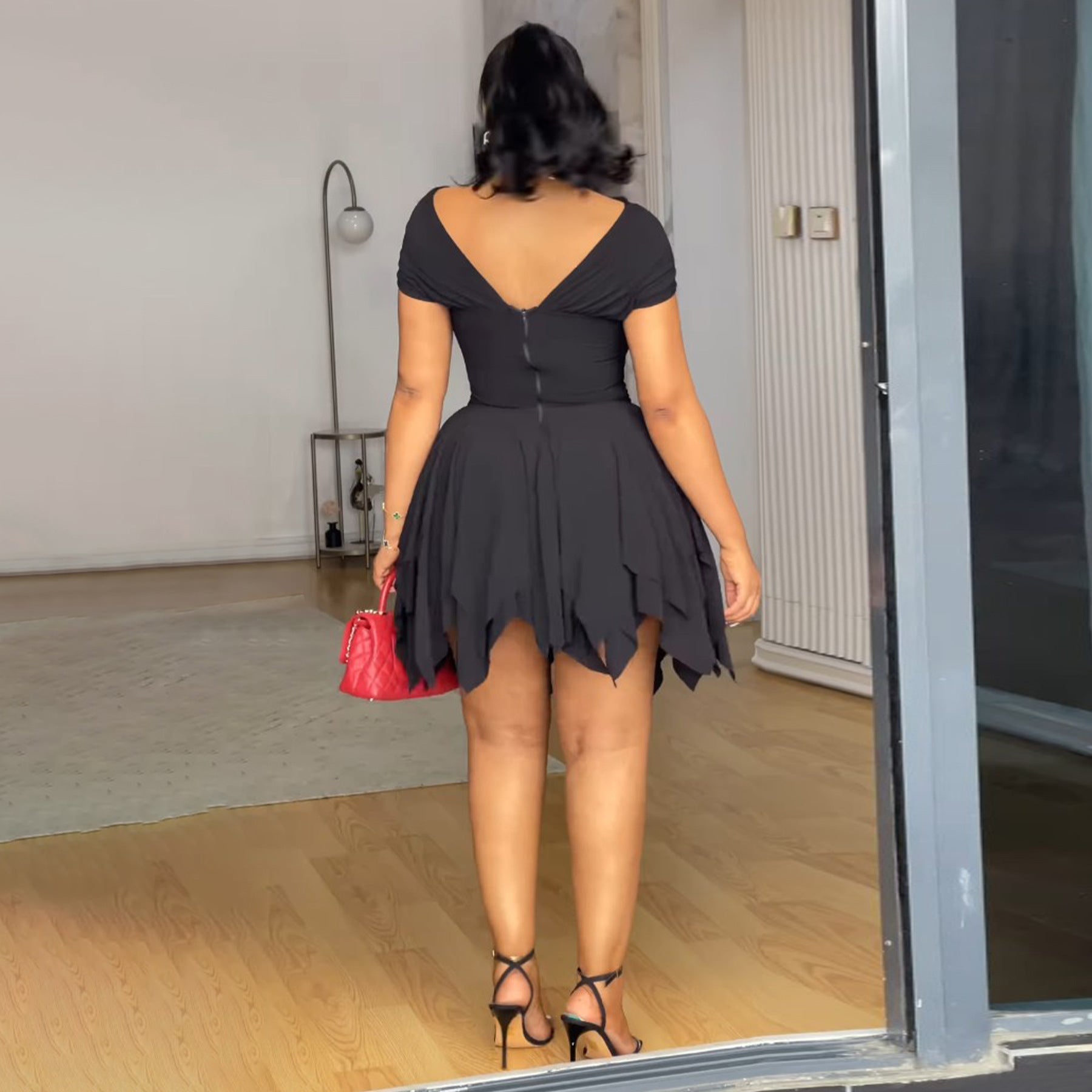 Tube Top Tight-fitting Hip-hugging Mini Skirt Street-style Sexy