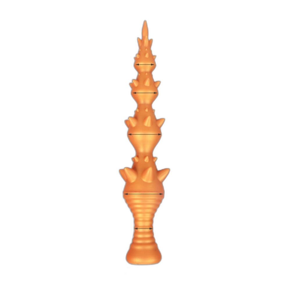 Amarok - Wolf Anal Beads - 4 Anal Ball Bump Point Irritating Sex Toy - Wolf Tail Butt Plug