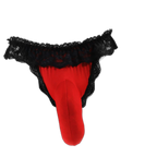 Frilly Lace Sissy Thong With Bulge Lift