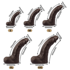 Cerberus - Realistic Dildo - Brown Dildo