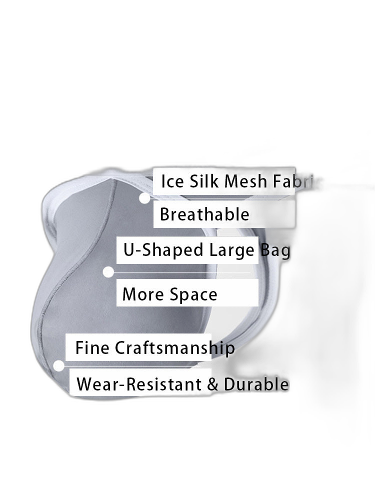 4 Pack Men's Low-Rise Sexy Narrow-Band Cooling U-Convex Breathable Comfortable Thong