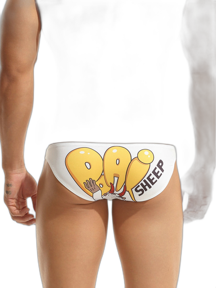 Men’s Cartoon Low-Rise Briefs