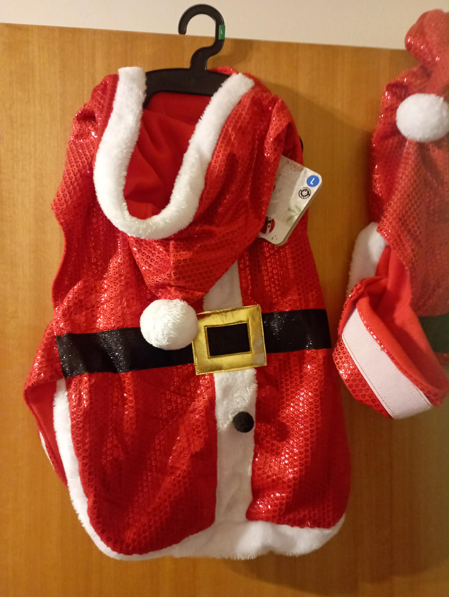 DOG FUN Santa Christmas Dress up costume