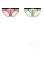Men's Low Waist Narrow Waist Ice Silk Breathable Convex Pocket Briefs