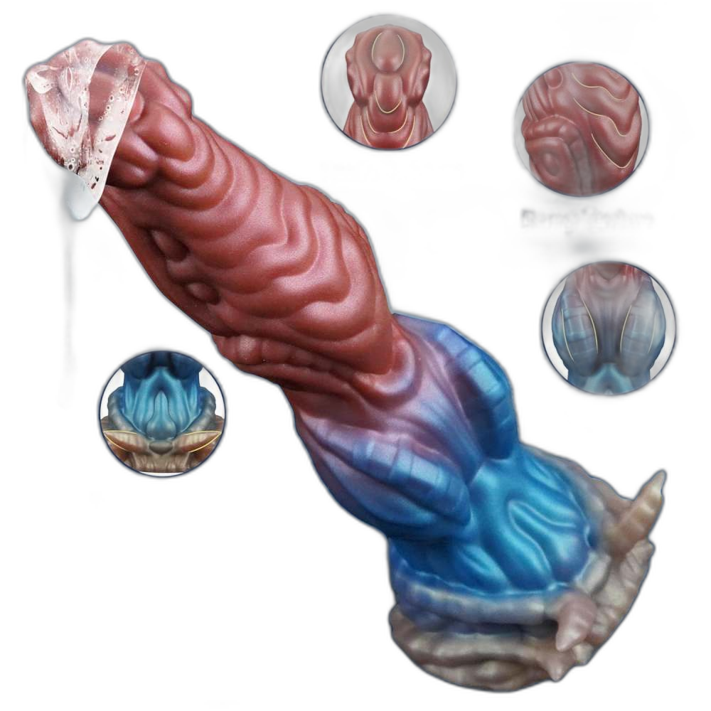 Hellin - 9.6 Inch Monster Dildo - Knot Dildo - Fantasy Dildo