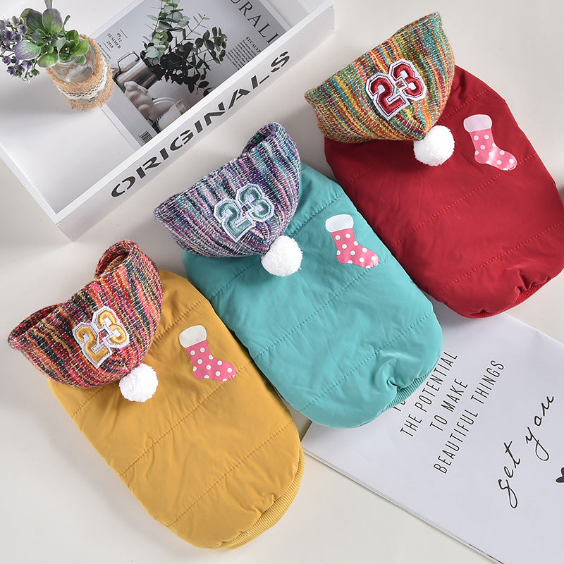 New Christmas Socks For Pet Dog Clothes