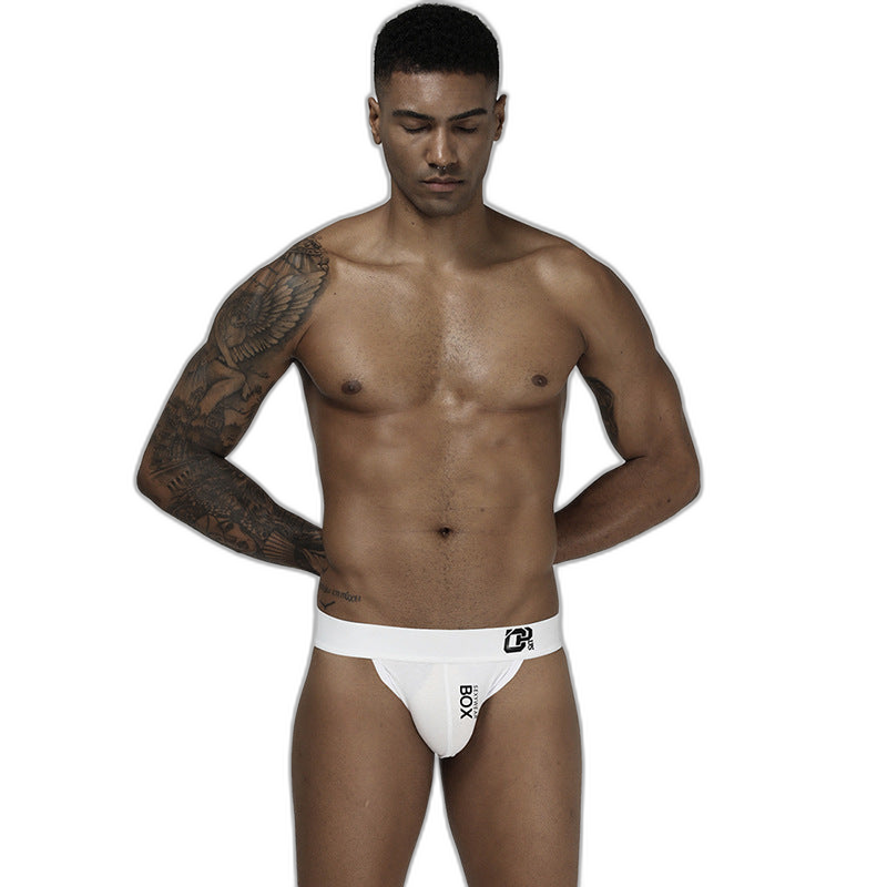 Men's Sexy Cotton Solid Thongs