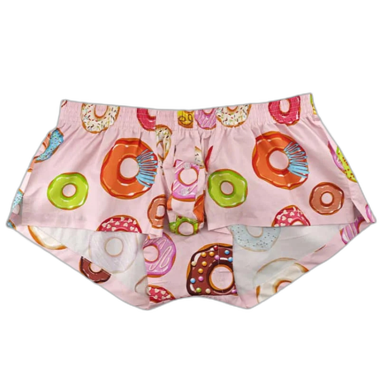 SEOBEAN Playful Donut Cotton Boxers