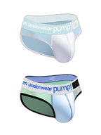 2 Pack Men's Middle-Rise Cotton Sexy Briefs