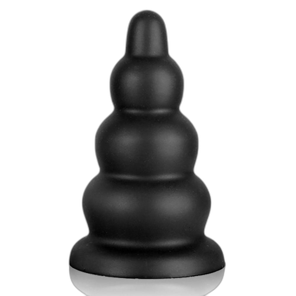 Tower - Ribbed Butt Plug - Thick Butt Plug - Anal Sex Toy