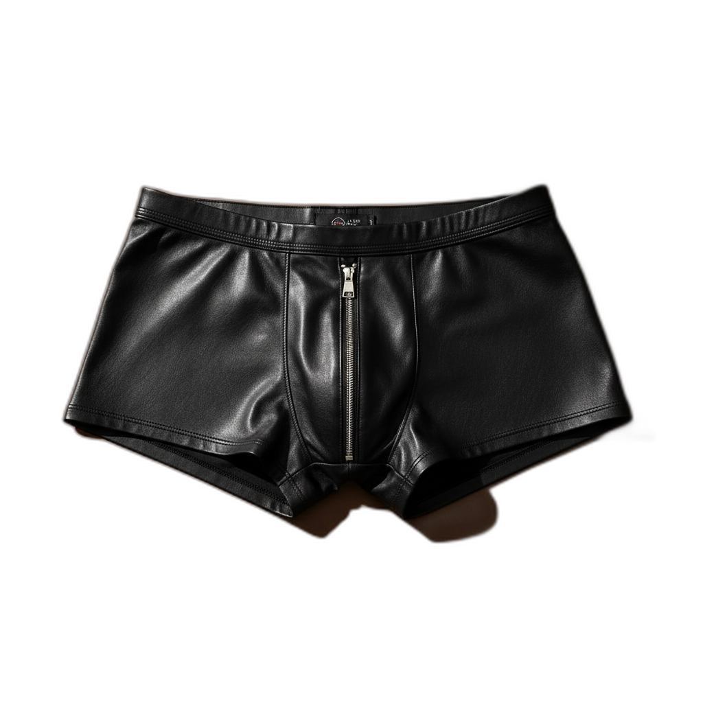 Latex Zip Fetish Boxers