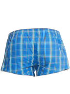 Men’s Vent Classic Plaid Cotton Boxers With Fly