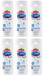 6 x Carex Shower Moisture Plus - 500ML