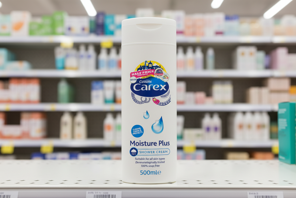 6 x Carex Shower Moisture Plus - 500ML