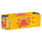 8 x Heinz Spaghetti Hoops Triple Pack 3X205Gr