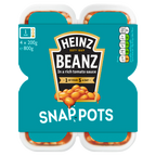 24 x Heinz Snap Pots Baked Beans 200Gm (6 x 4 Pots)