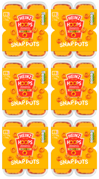 24 x Heinz Snap Pots Spaghetti Hoops 200Gm (6 x 4Pots)