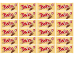 24 x Twix Snacksize 4Pk 160Gm