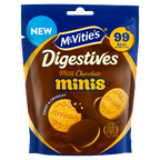 6 x Mcvities Mini Chocolate Digestives Pouch  - 80GM