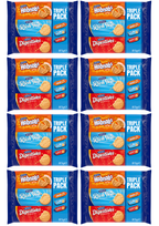 8 x Mcvities Triple Pack Hobnobs Digestives Rich Tea 900G