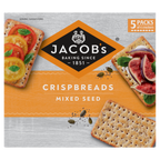 6 x Jacobs Crispbreads Mixed Seeds 5Pk 190Gm