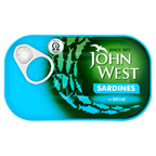12 x John West Sardines In Brine 120Gm