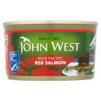 12 x John West Red Salmon - 213 Gr
