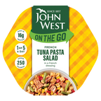 6 x John West Tuna Lunch On The Go French 220G.