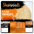 5 X Sharwoods Poppodom Rte Plain 72G