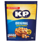 12 x Kp Original Salted Peanuts Bag 250Gm
