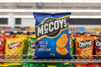 36 x Mccoy's Ridge Cut Salt & Malt Vinegar Flavour Potato Crisps 45G