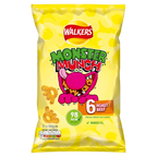 18 x Walkers Monster Munch Roast Beef 6Pk 22Gm