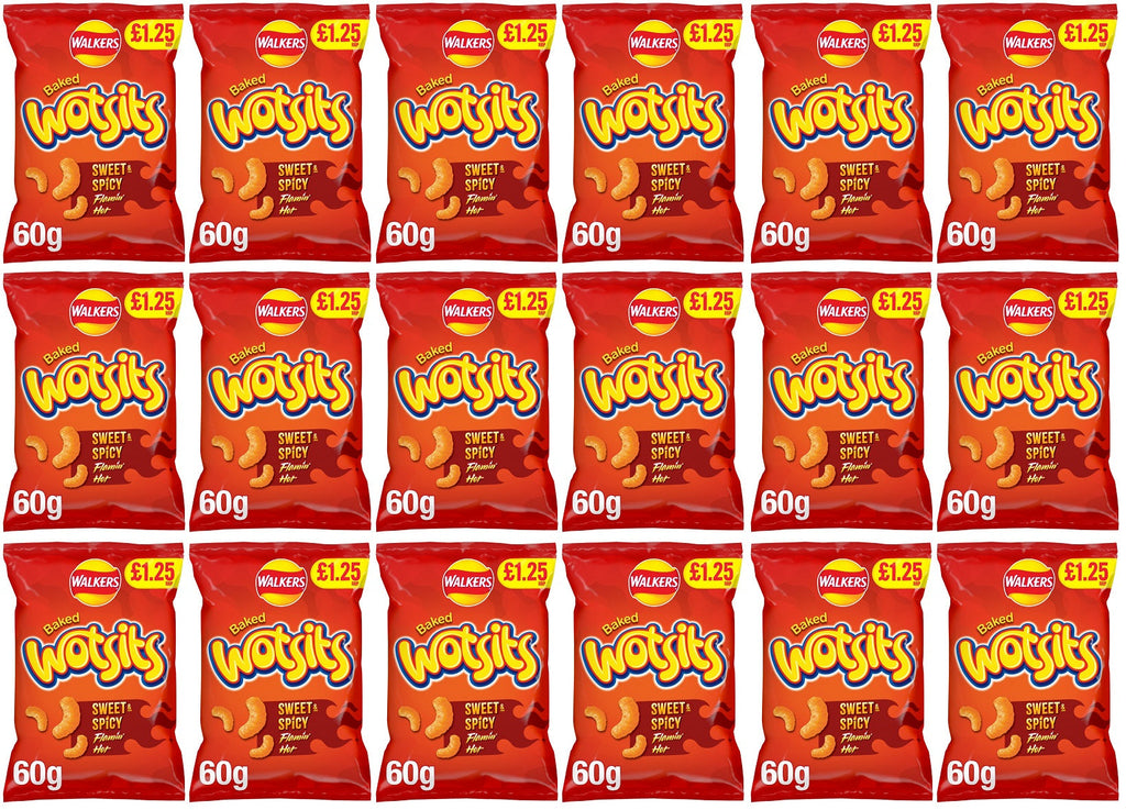 18 x Wotsits Sweet & Spicy - 60GM