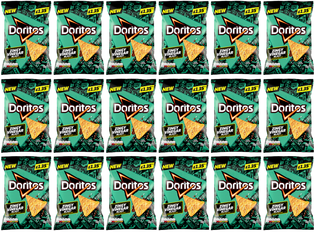 18 x Doritos Salt & Vinegar - 70GM