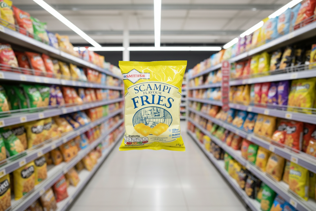 96 x Smiths Fries Scampi & Lemon 27G