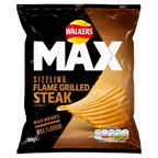 24 x Walkers Max Flame Grilled Steak 50Gm