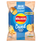32 x Walkers Oven Baked Cheese & Onion 37.5Gm