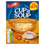 9 x Batchelors Cup A Soup Chicken & Veg With Croutons - 110G