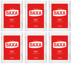 6 x Saxa Cooking Salt Polybag 1.5Kg