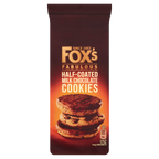8 x Foxs Half Coated Milk Chocolate Cookie 175Gm