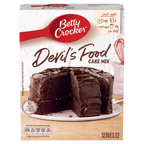 6 x Betty Crocker Devils Food Cake Mix 425G