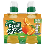 6 x Robinsons Fruit Shoot Orange 4 X 200Ml