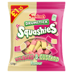 12 x Swizzels Squashies Rhubarb & Custard - 120Gm