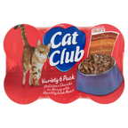 4 x Cat Club Chunks In Gravy Variety Pack 6 X 400G