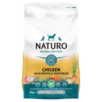 4 x Naturo Dry Adult Dog Chicken & Potato  - 2KG