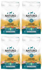 4 x Naturo Dry Adult Dog Chicken & Potato  - 2KG